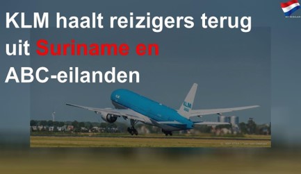 KLM haalt reizigers terug uit Suriname en ABC-eilanden - YouTube